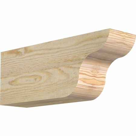 Ekena Millwork Carmel Rough Sawn Rafter Tail, Douglas Fir, 4"W x 6"H x 16"L RFT04X06X16CAR00RDF